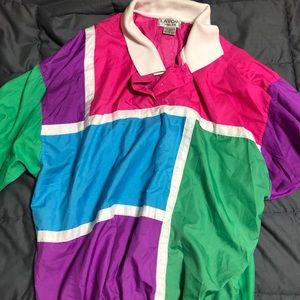 Vintage Retro Polo-style Shirt